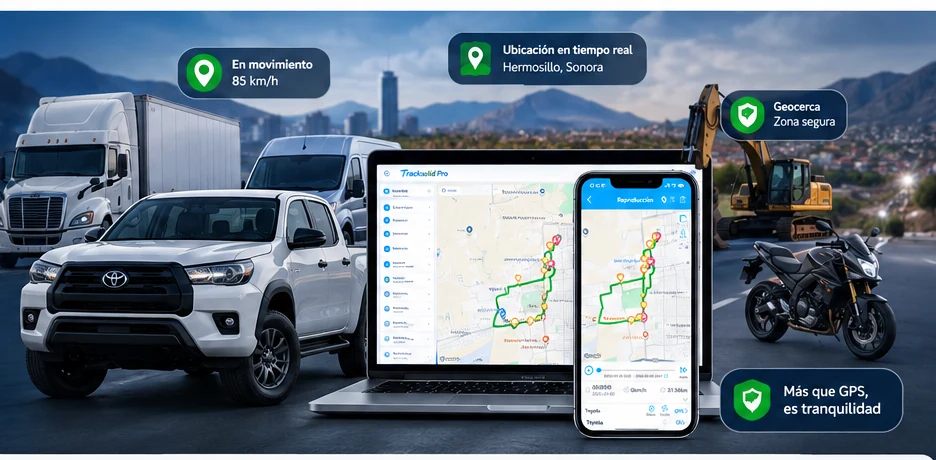 Vehículos, maquinaria y plataforma GPS de Smart Precision